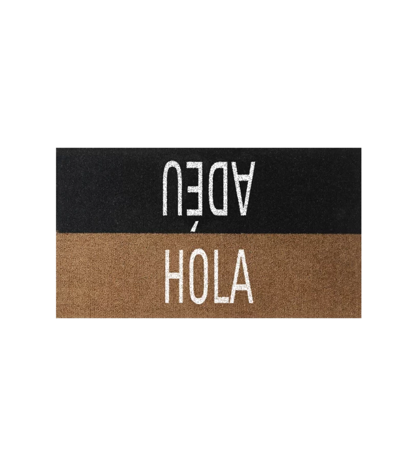 Felpudo Hola-Adéu