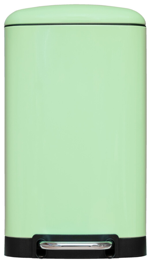 Cubo de basura con pedal verde 20 L