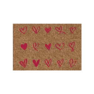 Heart doormat