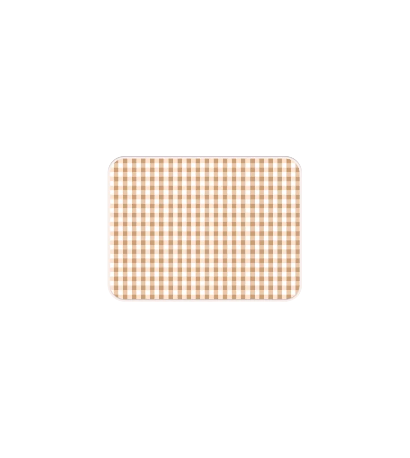 XL Checkered Microfiber Drainer Mats