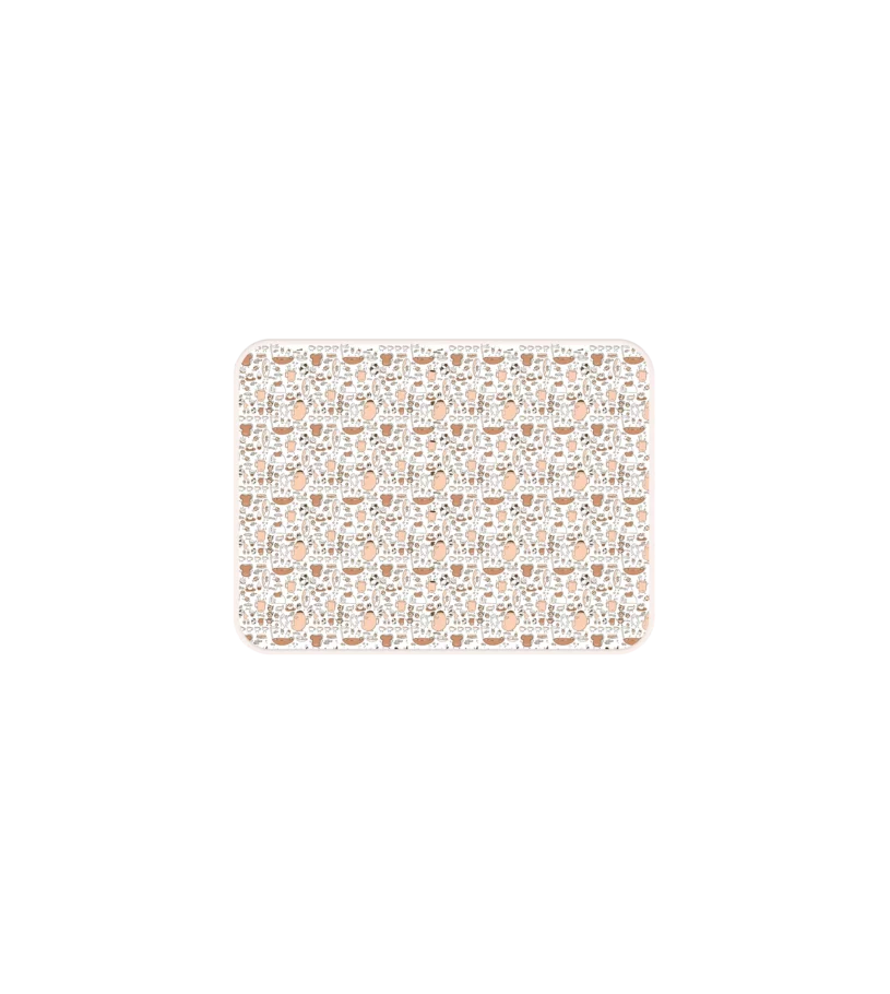 Microfiber draining mat CUPS 41 x 46 cm