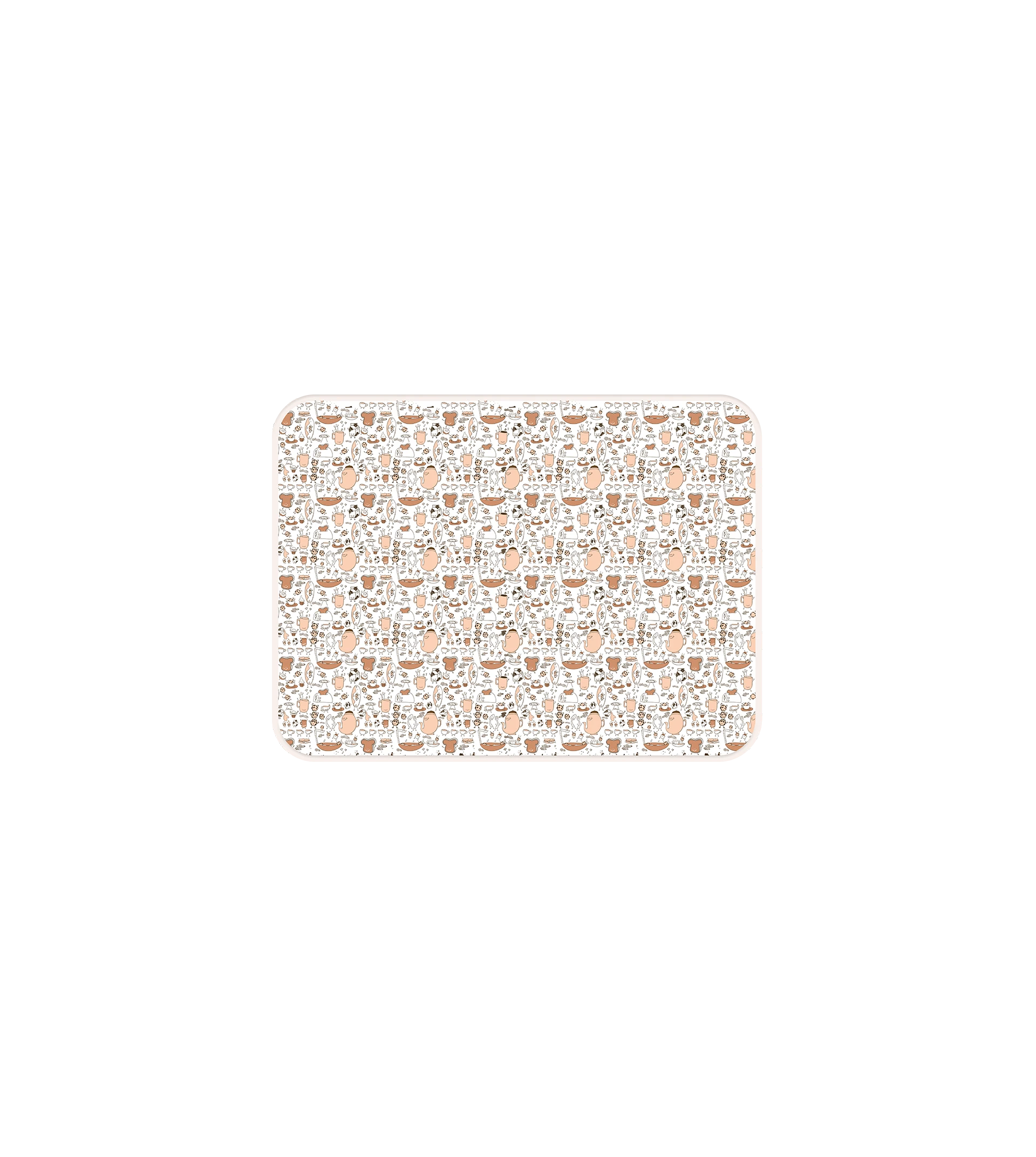 Tapete escurridor de microfibra TAZAS 41 x 46 cm