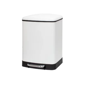 Cubo de basura con pedal cromado 12 + 12 Litros