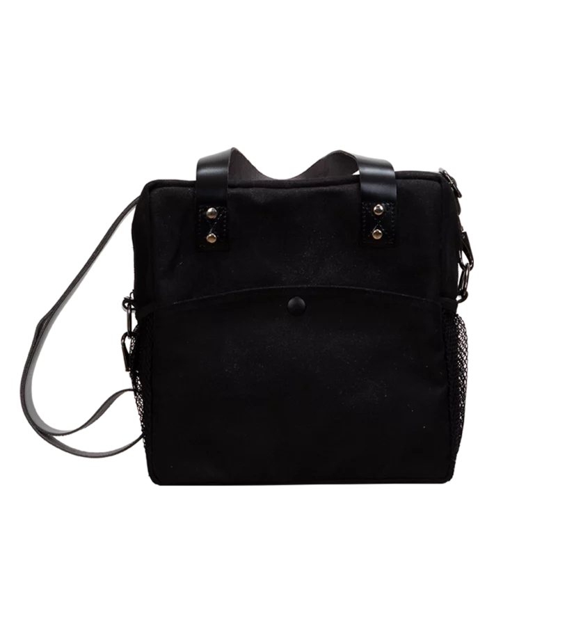 Waxed cotton food bag