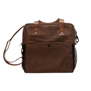Waxed cotton food bag