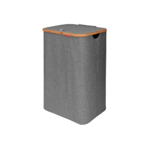 Laundry basket with lid