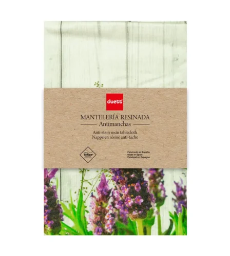 Mantel resinado lavanda 140 x 250 cm Mantel resinado lavanda 140 x 250 cm