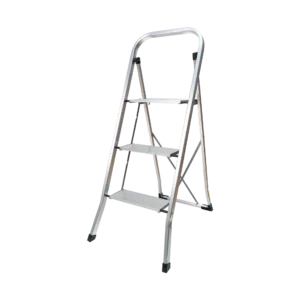 3-step aluminum ladder