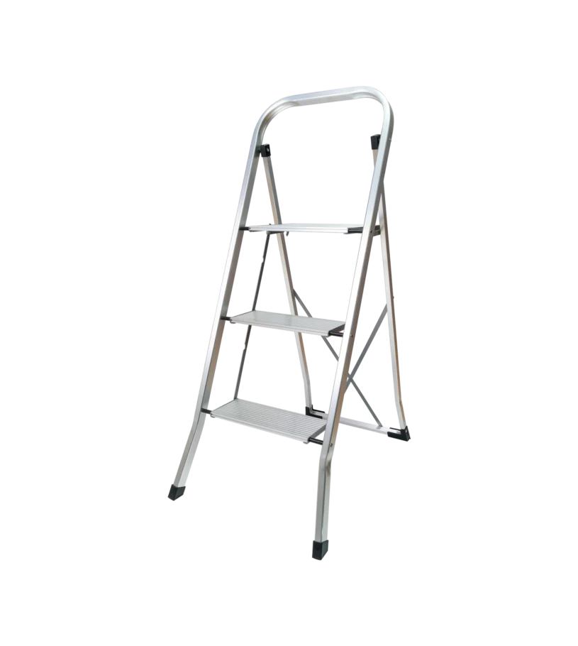 3-step aluminum ladder