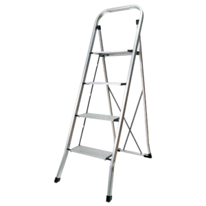 4-step aluminum ladder