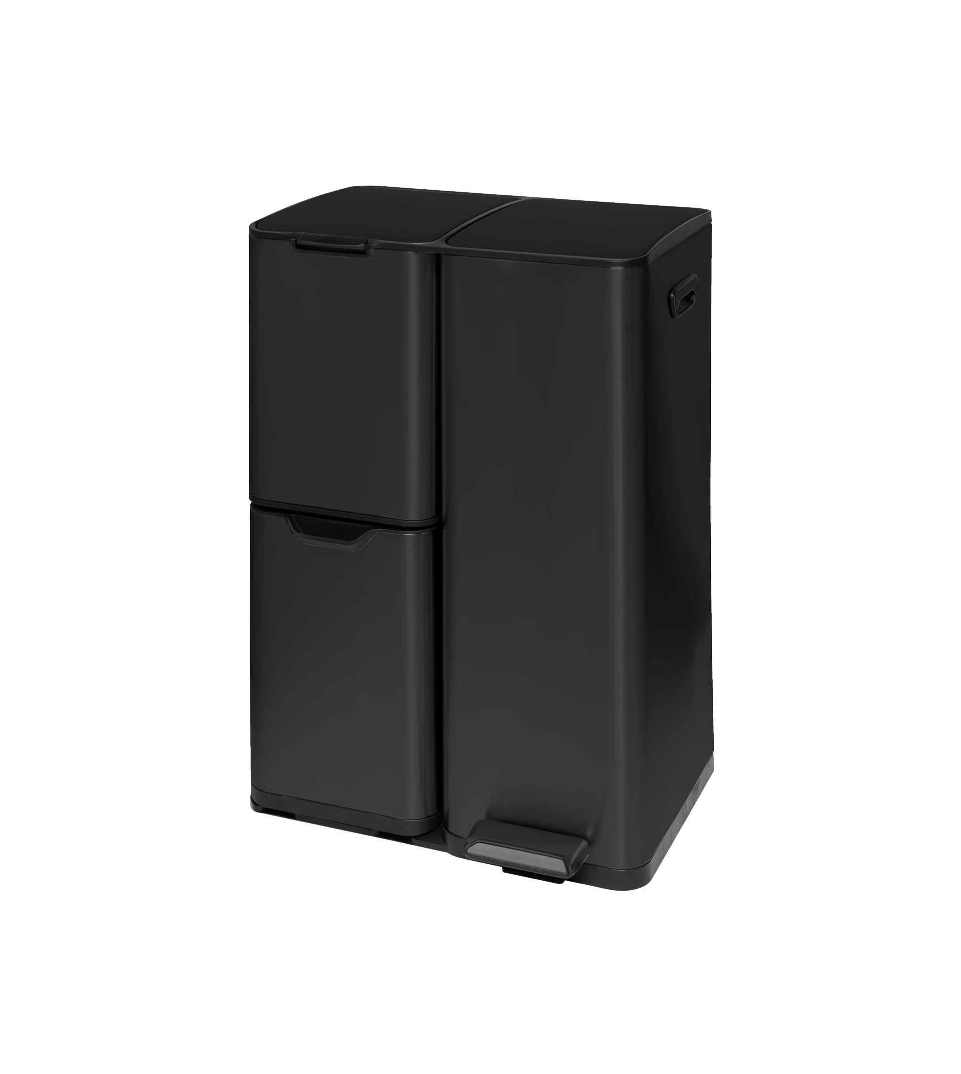 Cubo de reciclaje con 3 compartimentos