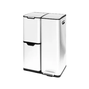 Cubo de reciclaje con 3 compartimentos