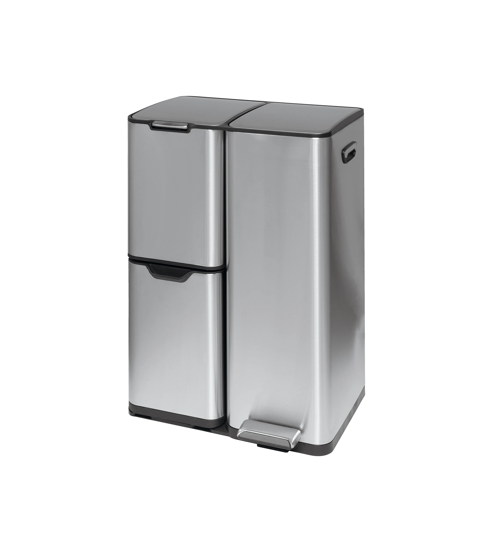 Cubo de reciclaje con 3 compartimentos