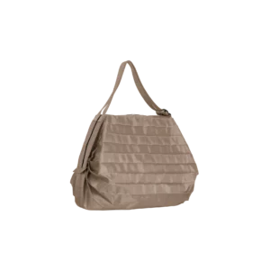 Large compact beige bag