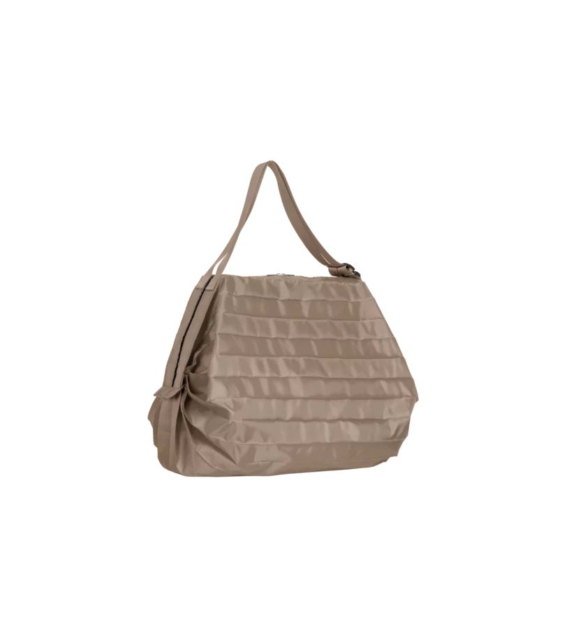 Large compact beige bag