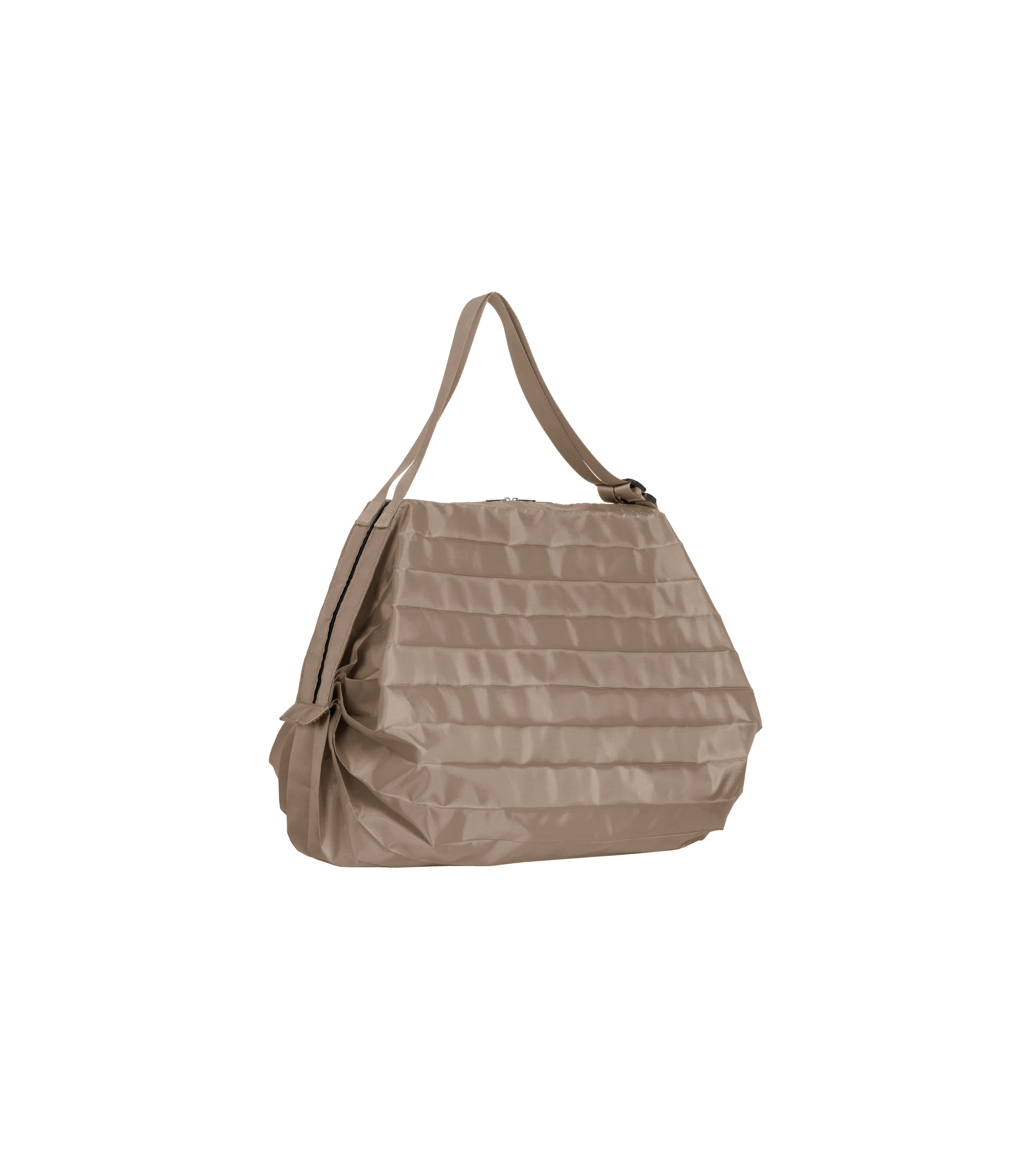 Bolsa compacta grande beige