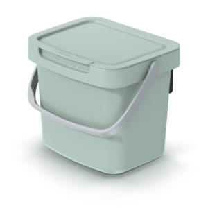 Cubo de reciclaje de 3 litros, verde