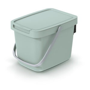 Cubo de reciclaje de 6 litros, verde