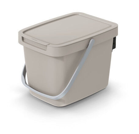 6 liter recycling bin, brown