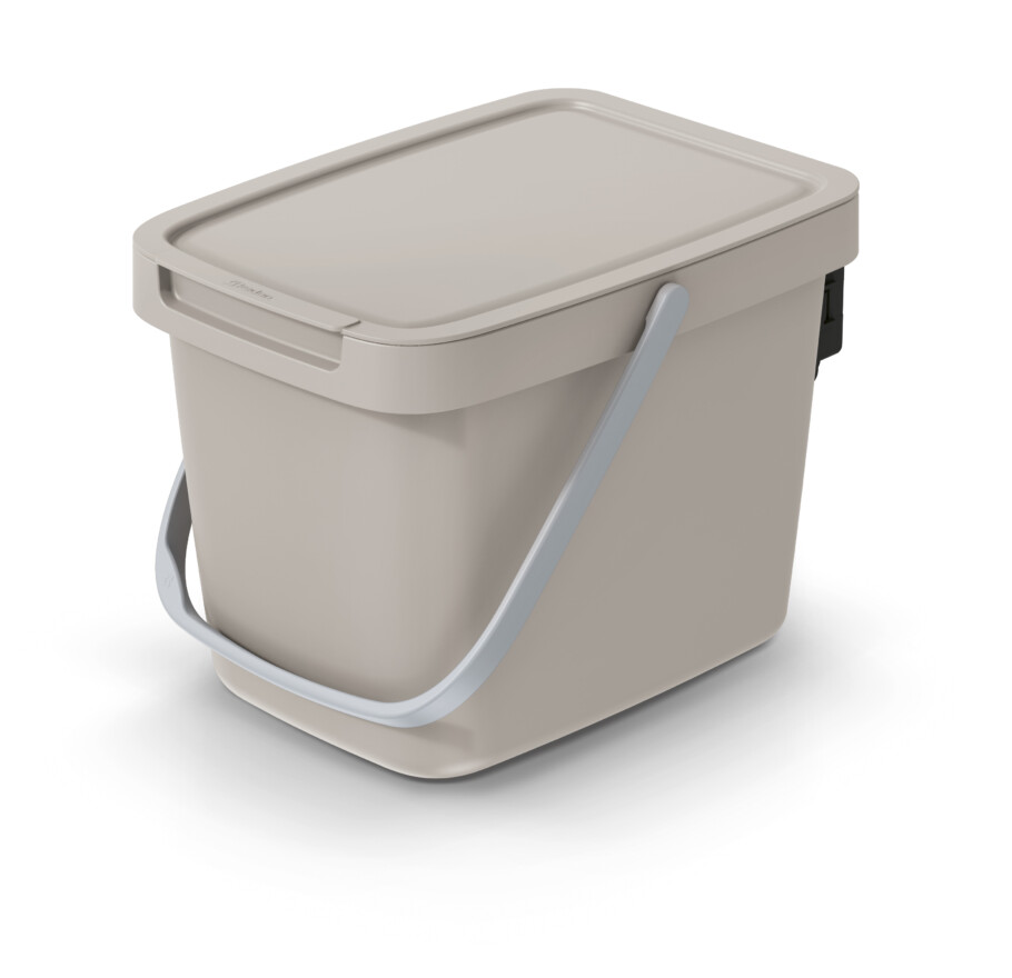 6 liter recycling bin, brown