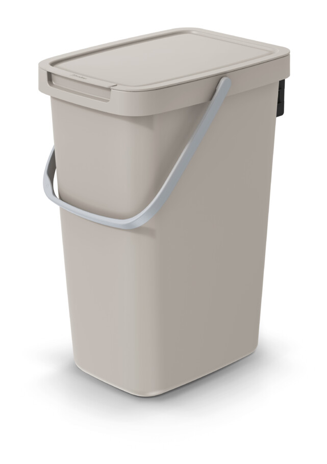 12 liter recycling bin, brown