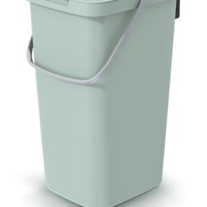 Cubo de reciclaje de 25 litros, verde