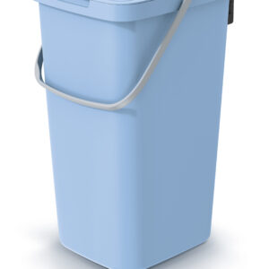 Cubo de reciclaje de 25 litros, azul