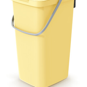 25 liter recycling bin, yellow