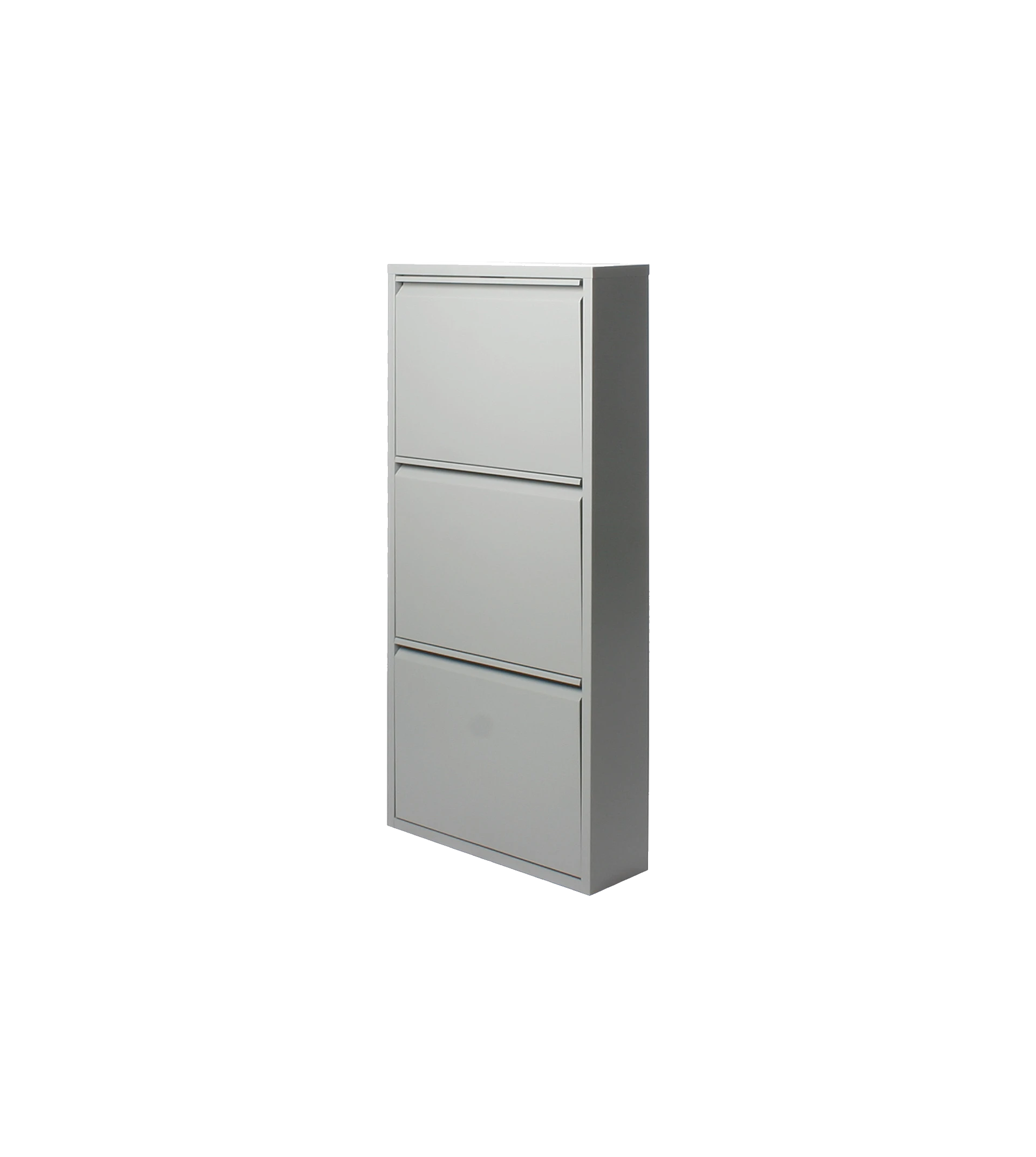 Zapatero metálico 3 puertas Gris