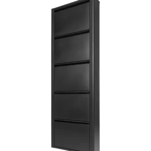 Metal Shoe Furniture 5 doors Black