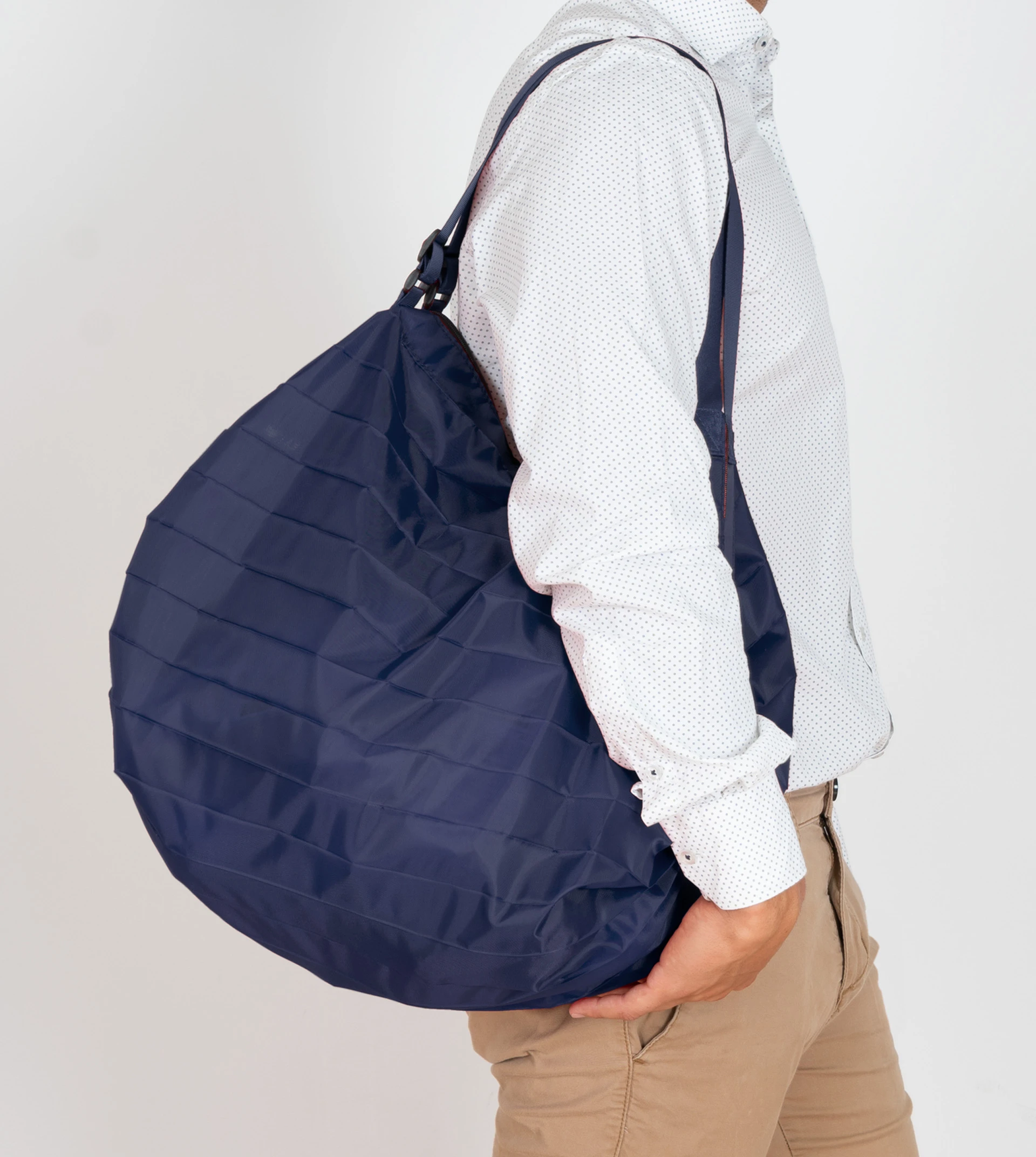 Large compact bag blue