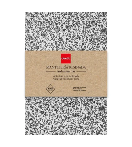 Resin-coated table linen