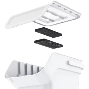 Set de 4 cubos apilable de 25 litros