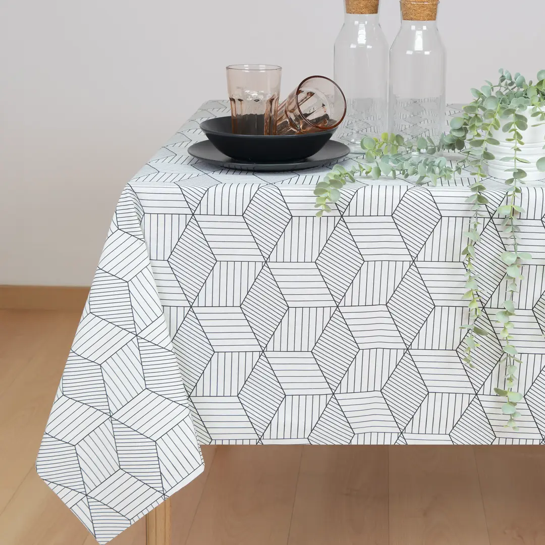 Resin-coated table linen