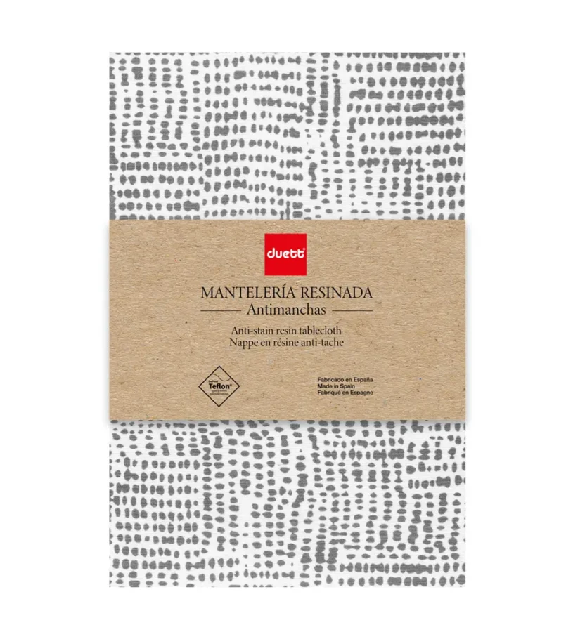 Resin-coated table linen