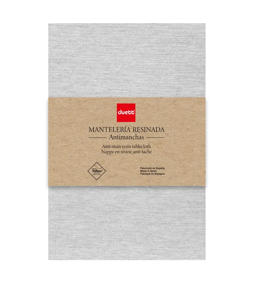 Resin-coated table linen