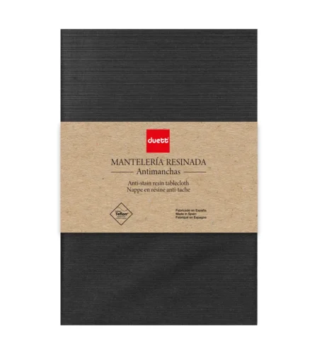 Resin-coated table linen