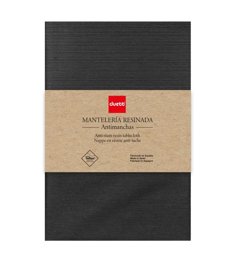 Resin-coated table linen