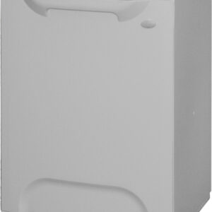 Cubo de reciclaje apilable gris