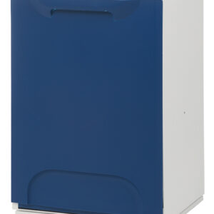 Cubo de reciclaje apilable azul