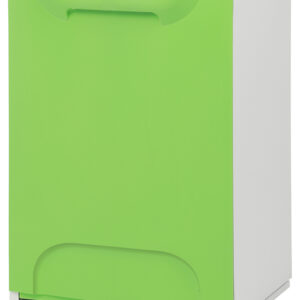 Green stackable recycling bin