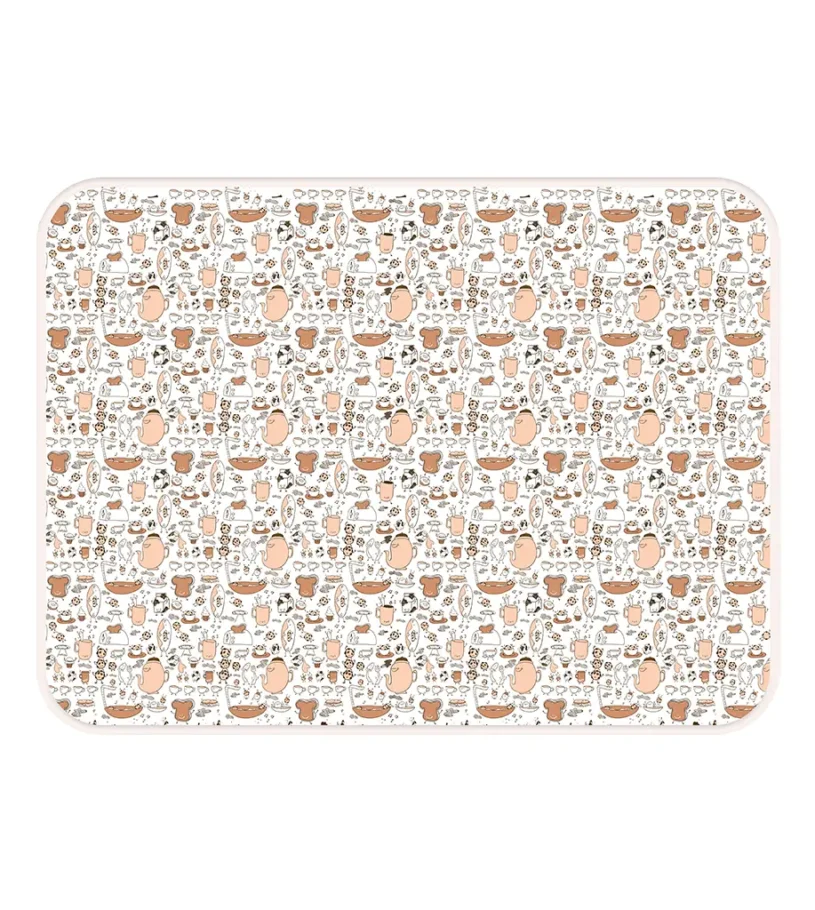 Tapete escurridor de microfibra TAZAS 41 x 46 cm Tapete escurridor de microfibra TAZAS 41 x 46 cm